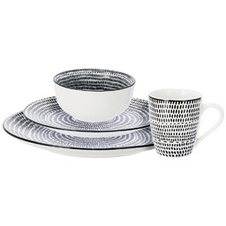 Zestaw serwis obiadowy porcelanowy 16 el.