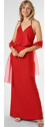 Unique Damska sukienka wieczorowa ze stułą Kobiety czerwony