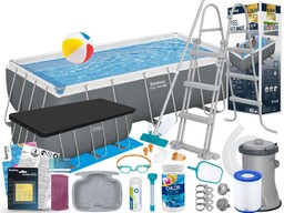 Basen Bestway 404x201x100 Ogrodowy Stelażowy 56441 19w1