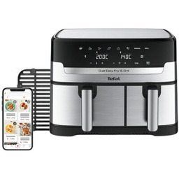 Tefal Dual Easy Fry & Grill EY905D10 srebrny