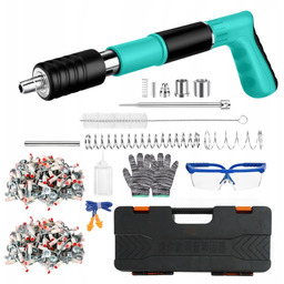 Zszywacz Pneumatyczny Gwoździarka Do Drewna Betonu Metalu +200