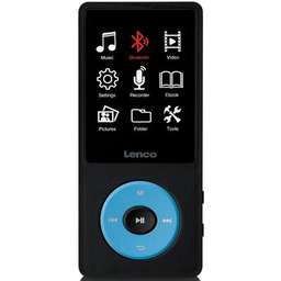LENCO Odtwarzacz MP3/MP4 Xemio-860BU Czarno-niebieski