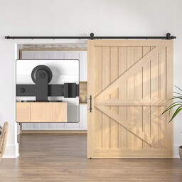 System Drzwi Przesuwanych Barn Door Loft Szyna Czarny