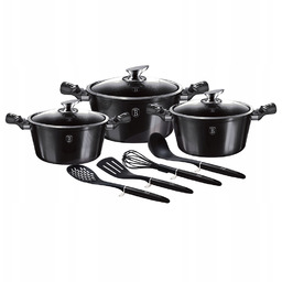 Zestaw garnków Berlinger Haus Carbon Pro 10 el.