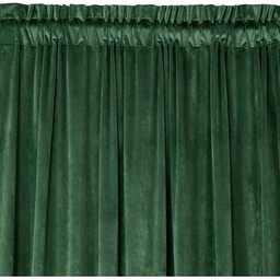 EUROFIRANY Zasłona Melanie 140 x 270 cm Ciemnozielony
