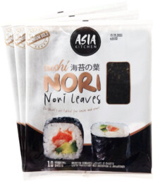 Algi Sushi Nori Premium Gold 3 x 10
