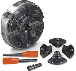 HOLZSTAR Uchwyt tokarski samocentrujący, 4-szczękowy 100 mm M33