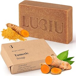 lubiu Mydło z kurkumą, 100 g, naturalne mydło,