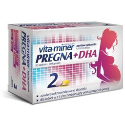 Vita-Miner Pregna + DHA 2, 30 tabl. +