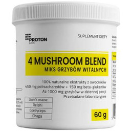 Proton Labs 4 Mushroom Blend Lion''s mane, Reishi,