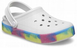 Dziecięce Buty Chodaki Crocs Off Court Glitter Band