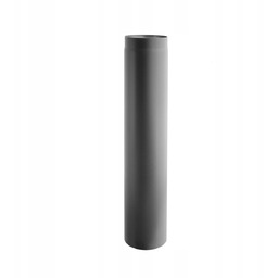 Rura spalinowa czarna dymna 130-1000 gruba 2mm Komin