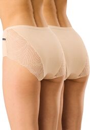 Figi damskie bawełniane (2pack) z wysokim stanem
