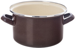Garnek emaliowany BROWN 18 cm, 2 l