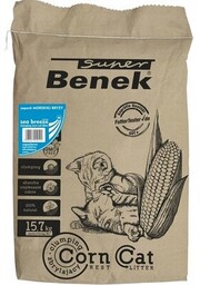 SUPER BENEK Żwirek dla kota Corn Cat Morska