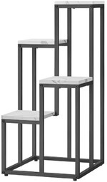 Elior Regał kwietnik industrialny marmurowy + czarny N3-A88