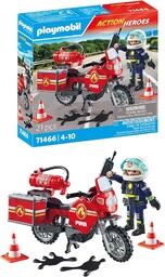 PLAYMOBIL Action Heroes 71466 Motocykl straży pożarnej