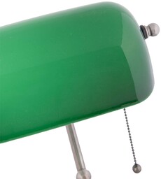 Clayre&Eef Lampa stołowa VERDA, zielony, biuro, szkło