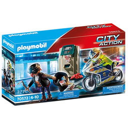 PLAYMOBIL, Policyjny motor: Pościg za przestępcą, 70572