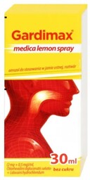 Gardimax medica lemon spray (2 mg + 0,5