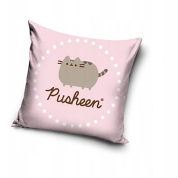 Poszewka dla dziecka 40x40 Kotek PUSHEEN weekend różowa