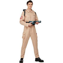 Ghostbusters Mens Costume, Jumpsuit & Inflatable Backpack, (XL)