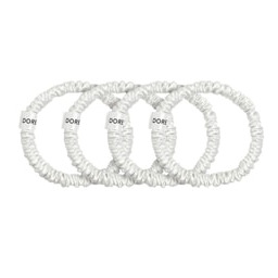 Dore & Rose Scrunchie 1 cm Set White