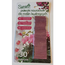 Pałeczki nawozowe do roślin kwitnących 30szt. Sumin