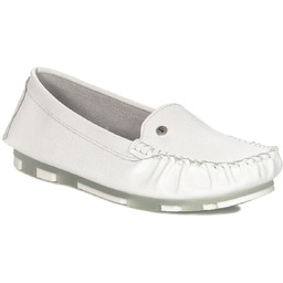 Filippo Mokasyny damskie skórzane White białe-36