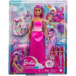 Lalka Barbie Przebieranki syrenka jednorożec