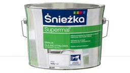 ŚNIEŻKA SUPERMAL Emalia olejno-ftalowa biały mat F100 2,5L
