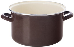 Garnek emaliowany BROWN 26 cm, 6,5 l