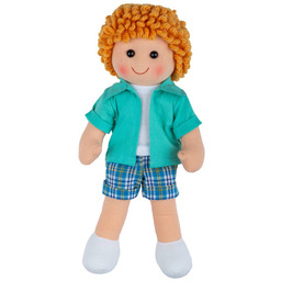 Miękka lalka Jakub BJD056-Bigjigs Toys, przytulanki dla dzieci