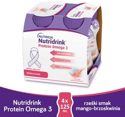 Nutridrink Protein Omega 3 rześki smak mango -
