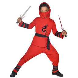Kostium Wojownik Ninja czerwony