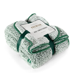 Eurofirany Koc narzuta 150x200 Koala zielony z tkaniny