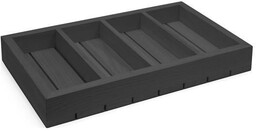 POJEMNIK NA SZTUĆCE DĘBOWY MADEIRA BLACK GN1/1 530x325x100