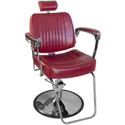 Fotel barberski BJORN BH-3318 Czerwony