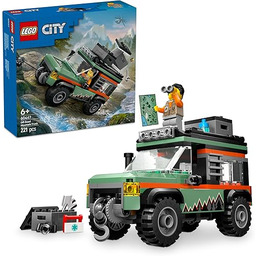 LEGO City Górska Ciężarówka Terenowa 4x4, Konstrukcyjna Zabawka