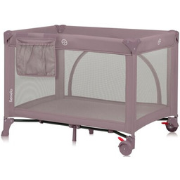 LIONELO Łóżeczko turystyczne Laura Różowy