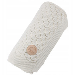 Kocyk niemowlęcy 100% bawełna ażurowy Lemonii