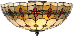 Clayre&Eef NURY - lampa sufitowa w stylu Tiffany