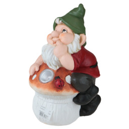 Figura ogrodowa z solarem krasnal 26,5 x 20