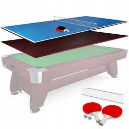 Nakładka na stół bilardowy 9ft dwustronna ping-pong biesiadna
