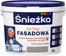 Farba fasadowa Extra szary 10 l Śnieżka