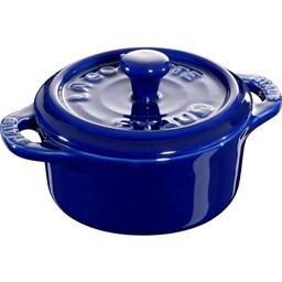 Staub Mini Cocotte Okrągły 200 Ml, Niebieski Gift