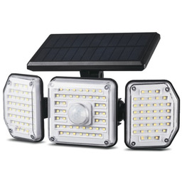 MACLEAN SOLARNA LAMPA LED Z CZUJNIKIEM RUCHU IP65