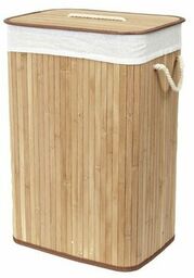 Compactor Kosz na brudne ubrania Bamboo prostokątny, naturalny