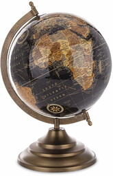 Globus nowoczesny złoto czarny gabinetowy 31,5x21x20 169885