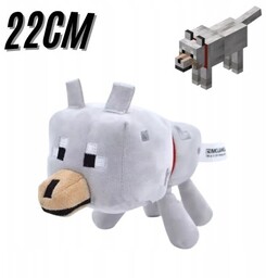MINECRAFT PIES WILK DUŻA MASKOTKA Z GRY PLUSZOWA